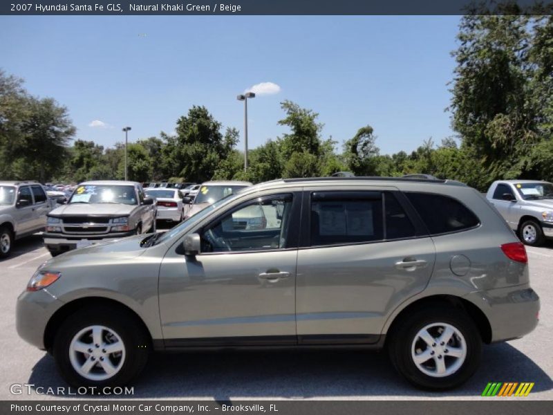 Natural Khaki Green / Beige 2007 Hyundai Santa Fe GLS