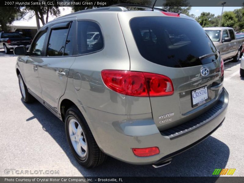 Natural Khaki Green / Beige 2007 Hyundai Santa Fe GLS