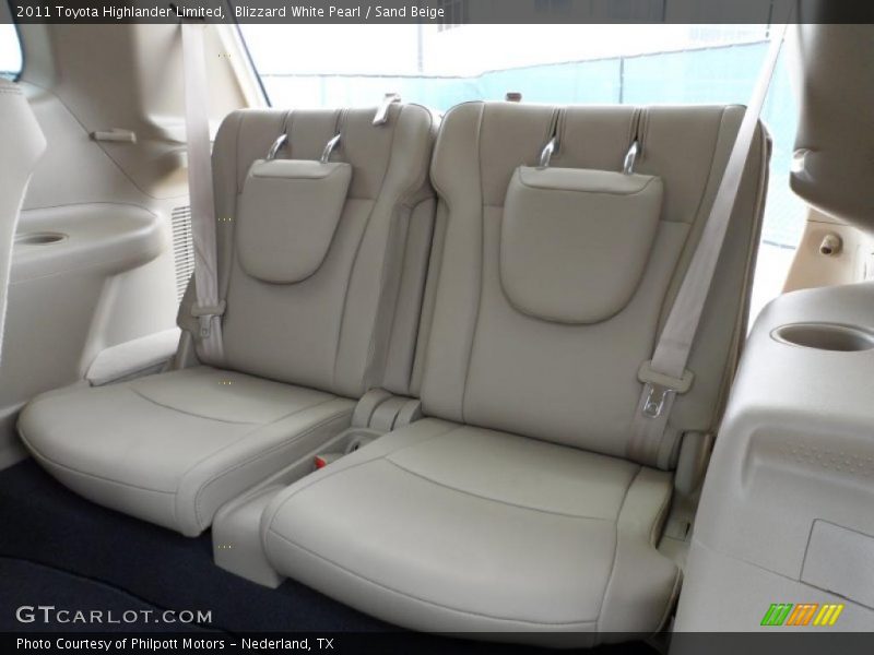 Blizzard White Pearl / Sand Beige 2011 Toyota Highlander Limited