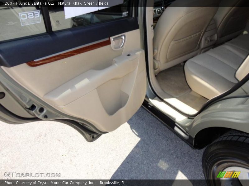 Natural Khaki Green / Beige 2007 Hyundai Santa Fe GLS