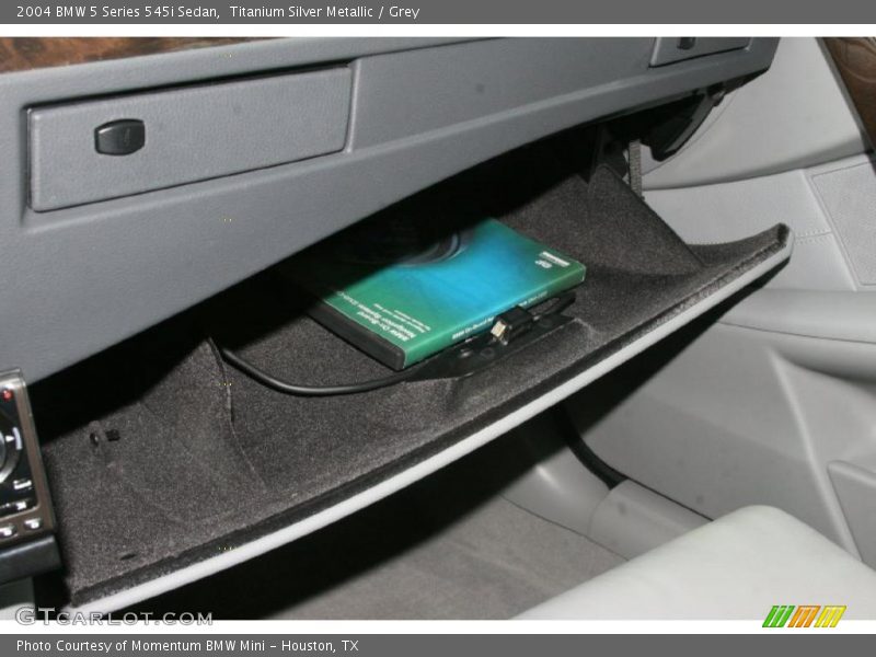 Titanium Silver Metallic / Grey 2004 BMW 5 Series 545i Sedan