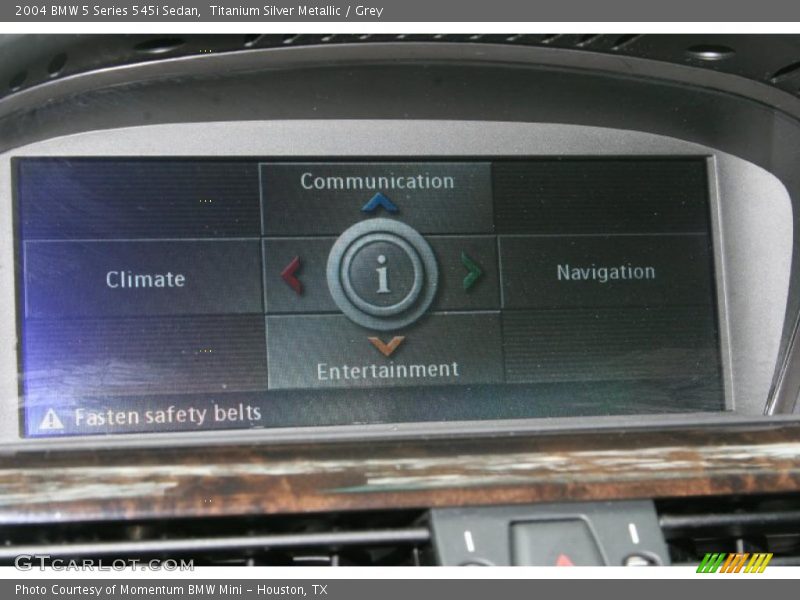 Titanium Silver Metallic / Grey 2004 BMW 5 Series 545i Sedan