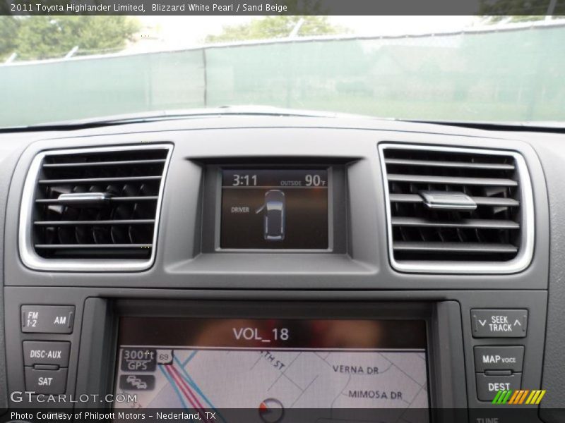 Blizzard White Pearl / Sand Beige 2011 Toyota Highlander Limited