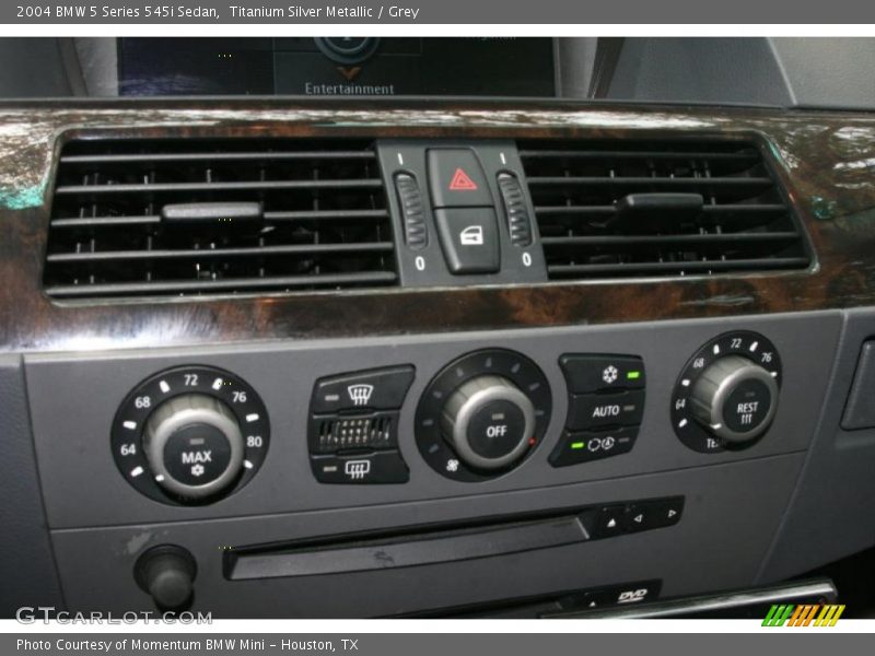 Titanium Silver Metallic / Grey 2004 BMW 5 Series 545i Sedan