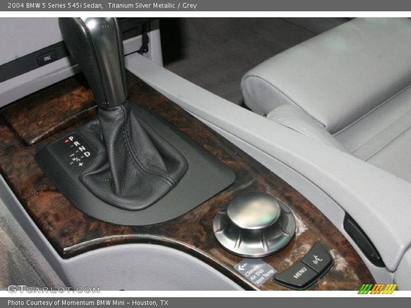 Titanium Silver Metallic / Grey 2004 BMW 5 Series 545i Sedan