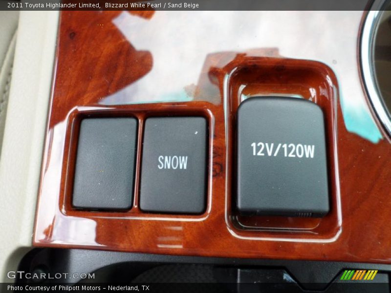 Blizzard White Pearl / Sand Beige 2011 Toyota Highlander Limited