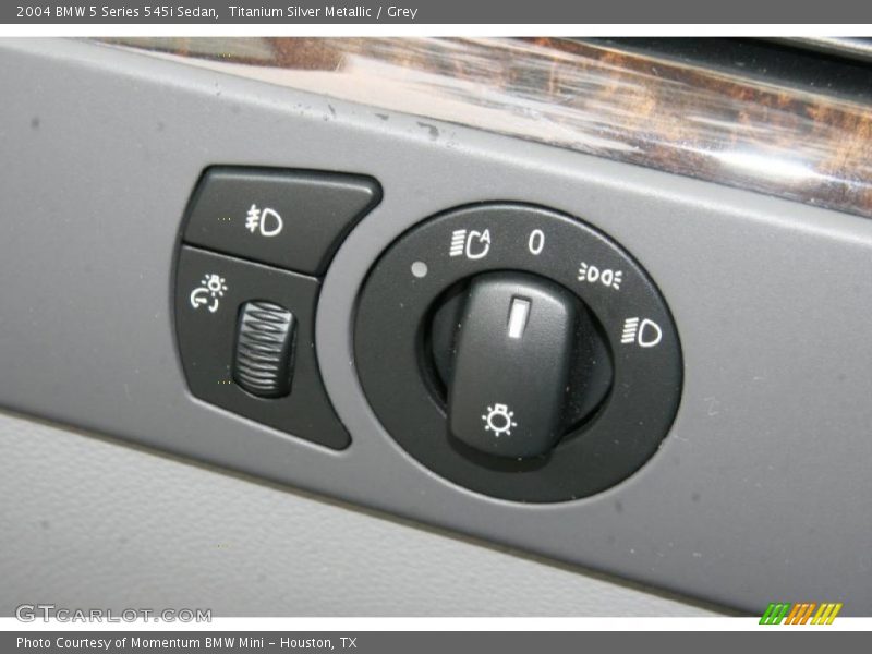 Titanium Silver Metallic / Grey 2004 BMW 5 Series 545i Sedan