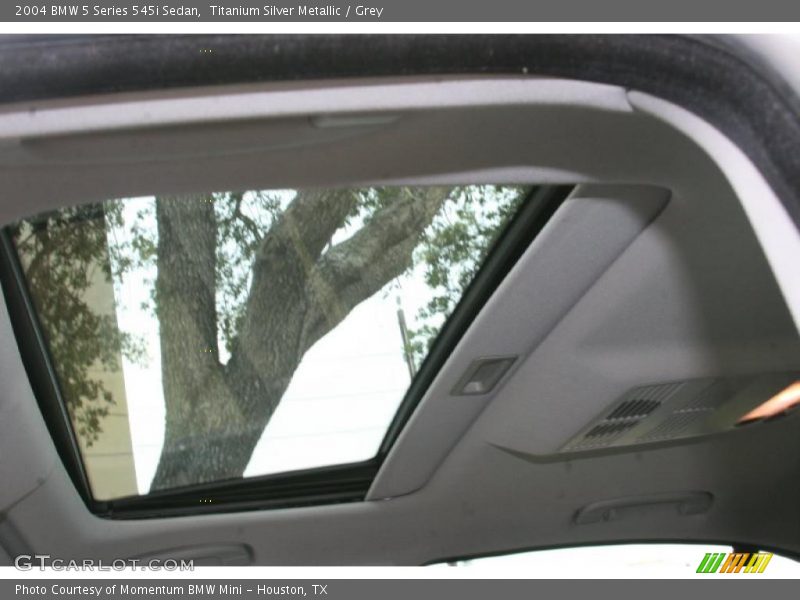Titanium Silver Metallic / Grey 2004 BMW 5 Series 545i Sedan