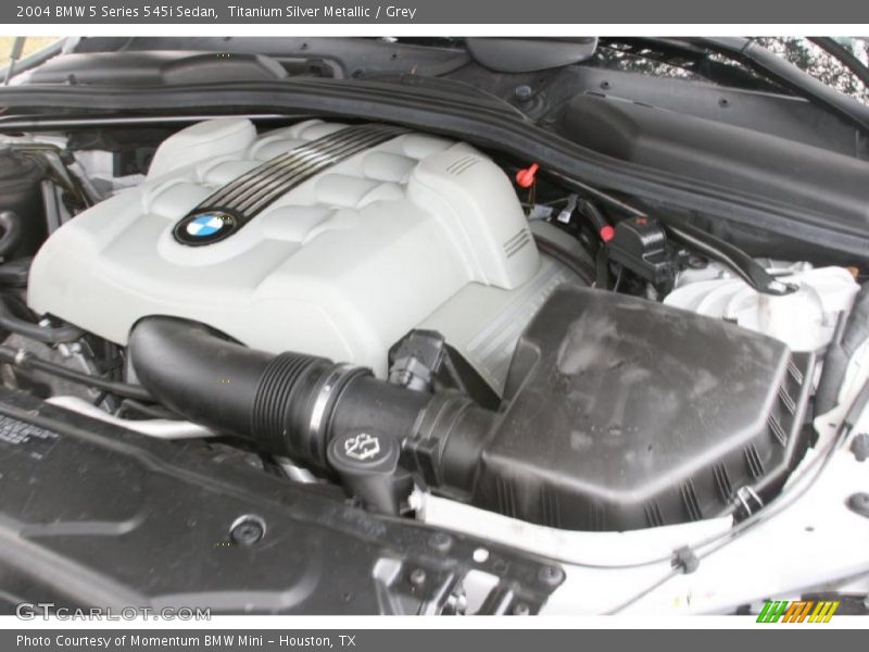 Titanium Silver Metallic / Grey 2004 BMW 5 Series 545i Sedan