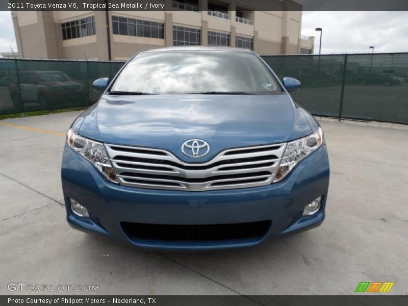 Tropical Sea Metallic / Ivory 2011 Toyota Venza V6