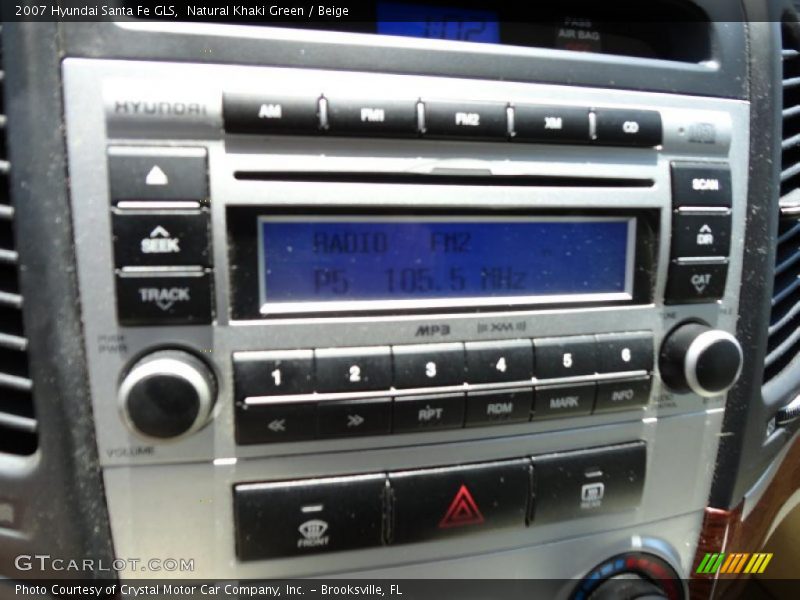 Natural Khaki Green / Beige 2007 Hyundai Santa Fe GLS