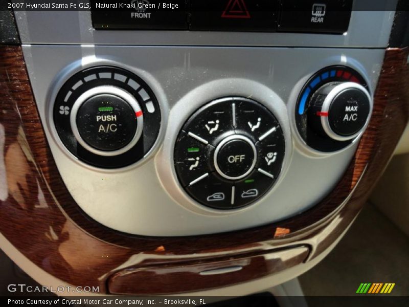 Natural Khaki Green / Beige 2007 Hyundai Santa Fe GLS