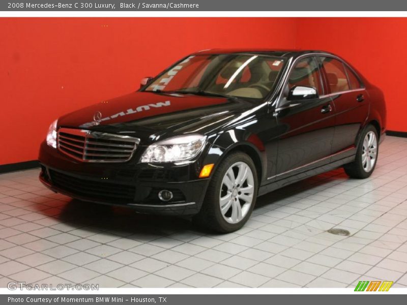 Black / Savanna/Cashmere 2008 Mercedes-Benz C 300 Luxury