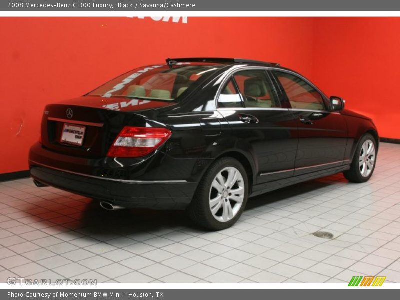 Black / Savanna/Cashmere 2008 Mercedes-Benz C 300 Luxury