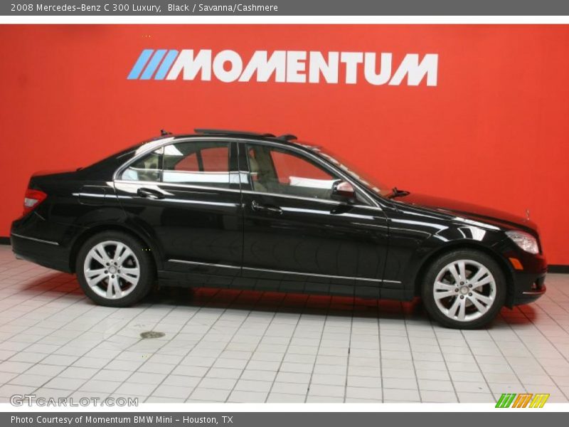 Black / Savanna/Cashmere 2008 Mercedes-Benz C 300 Luxury