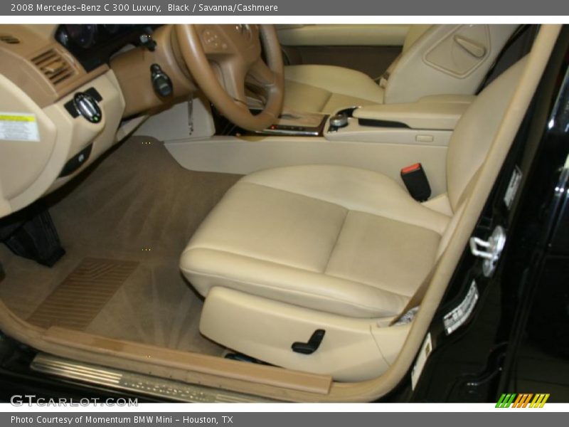 Black / Savanna/Cashmere 2008 Mercedes-Benz C 300 Luxury