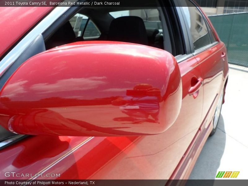 Barcelona Red Metallic / Dark Charcoal 2011 Toyota Camry SE