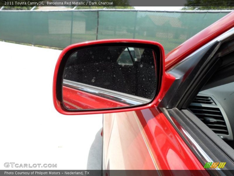 Barcelona Red Metallic / Dark Charcoal 2011 Toyota Camry SE