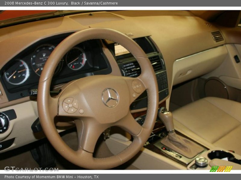 Black / Savanna/Cashmere 2008 Mercedes-Benz C 300 Luxury