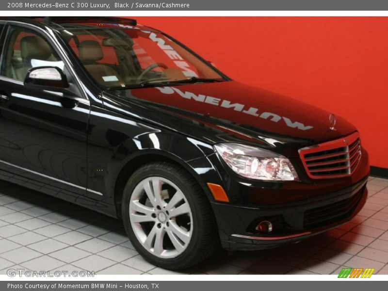 Black / Savanna/Cashmere 2008 Mercedes-Benz C 300 Luxury