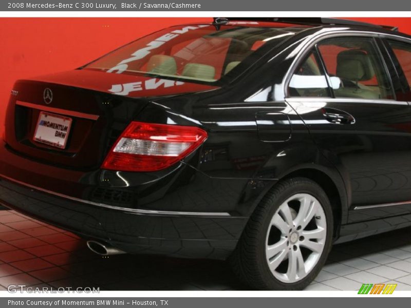 Black / Savanna/Cashmere 2008 Mercedes-Benz C 300 Luxury