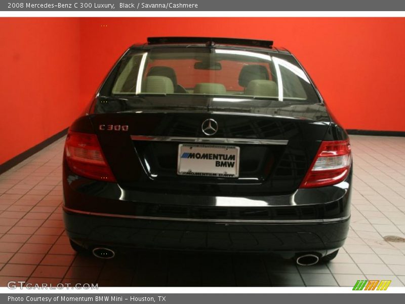 Black / Savanna/Cashmere 2008 Mercedes-Benz C 300 Luxury