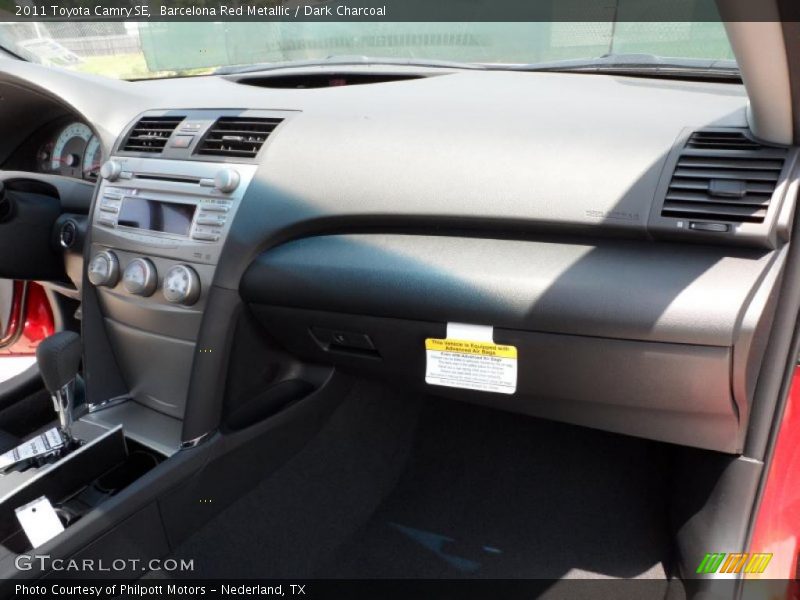 Barcelona Red Metallic / Dark Charcoal 2011 Toyota Camry SE