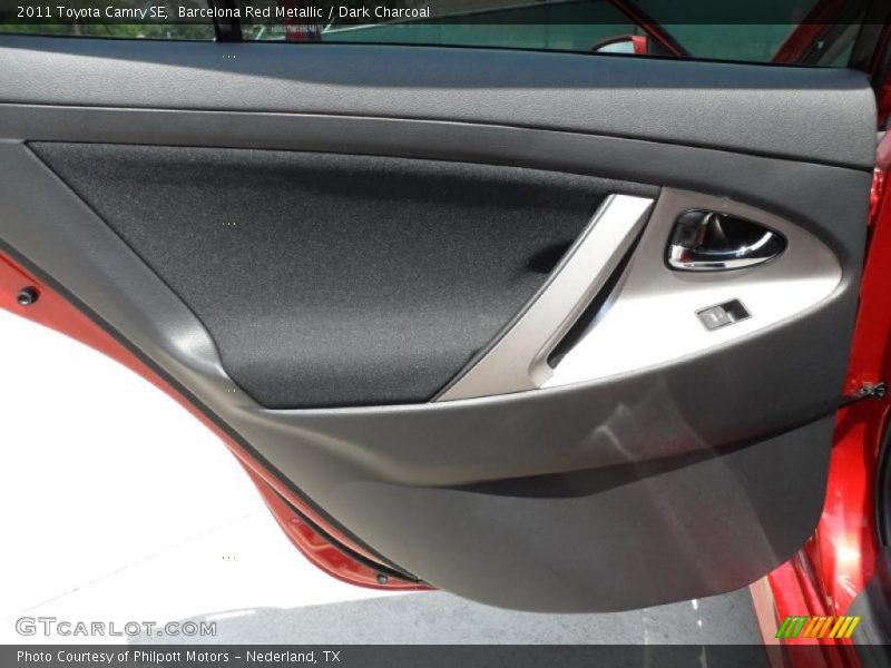 Barcelona Red Metallic / Dark Charcoal 2011 Toyota Camry SE