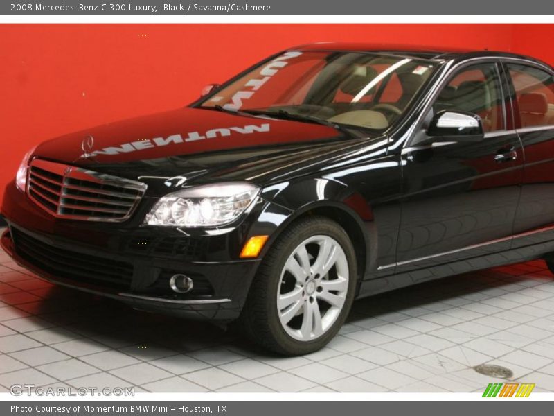 Black / Savanna/Cashmere 2008 Mercedes-Benz C 300 Luxury