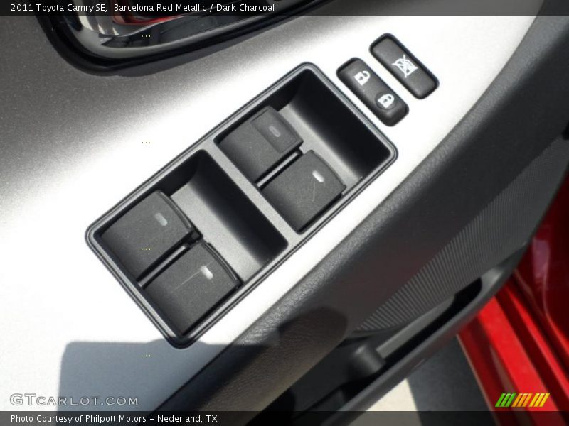 Barcelona Red Metallic / Dark Charcoal 2011 Toyota Camry SE