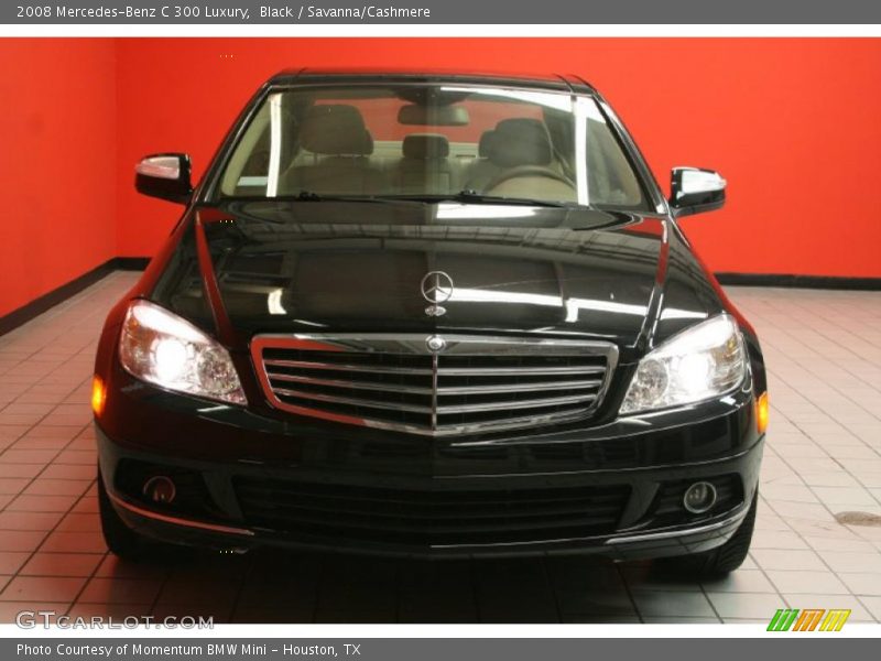Black / Savanna/Cashmere 2008 Mercedes-Benz C 300 Luxury