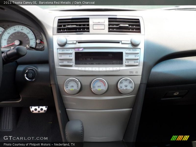 Barcelona Red Metallic / Dark Charcoal 2011 Toyota Camry SE