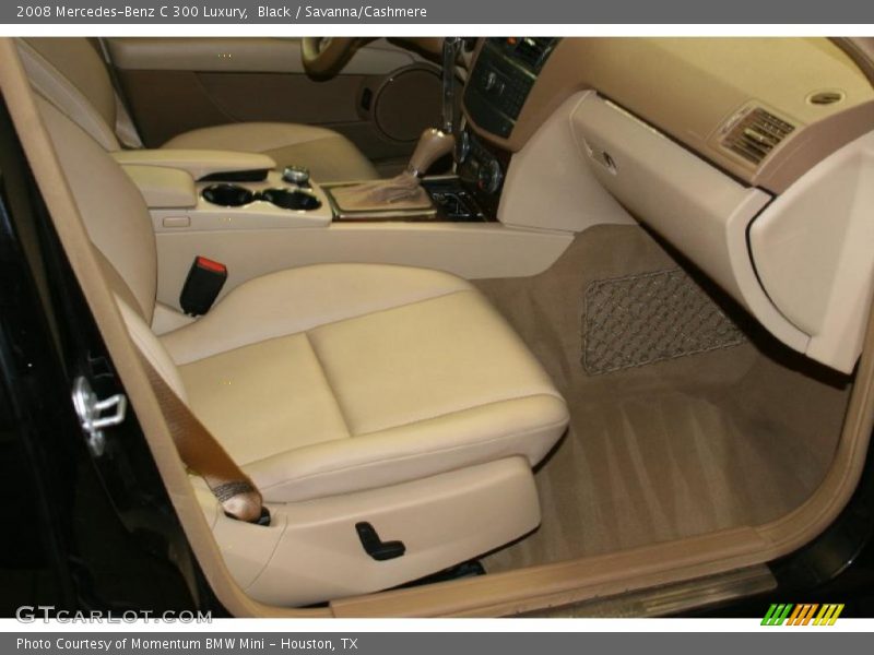 Black / Savanna/Cashmere 2008 Mercedes-Benz C 300 Luxury