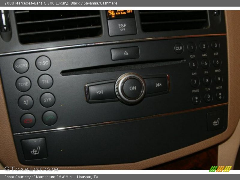 Black / Savanna/Cashmere 2008 Mercedes-Benz C 300 Luxury