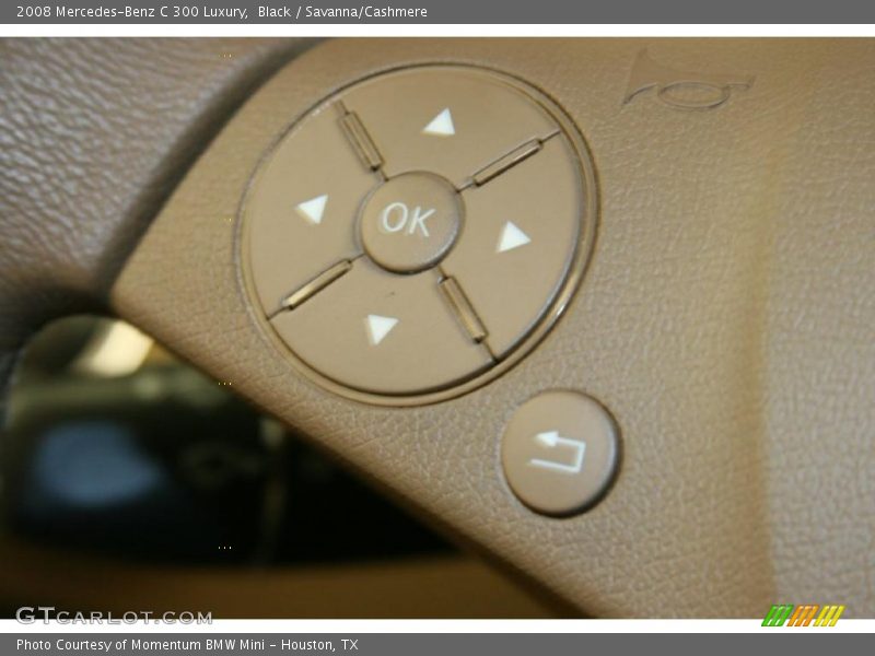 Black / Savanna/Cashmere 2008 Mercedes-Benz C 300 Luxury