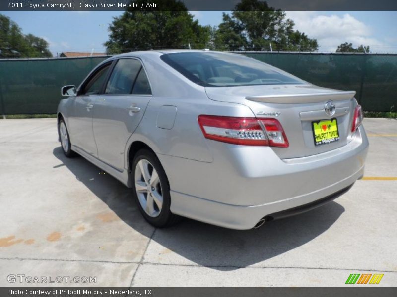 Classic Silver Metallic / Ash 2011 Toyota Camry SE