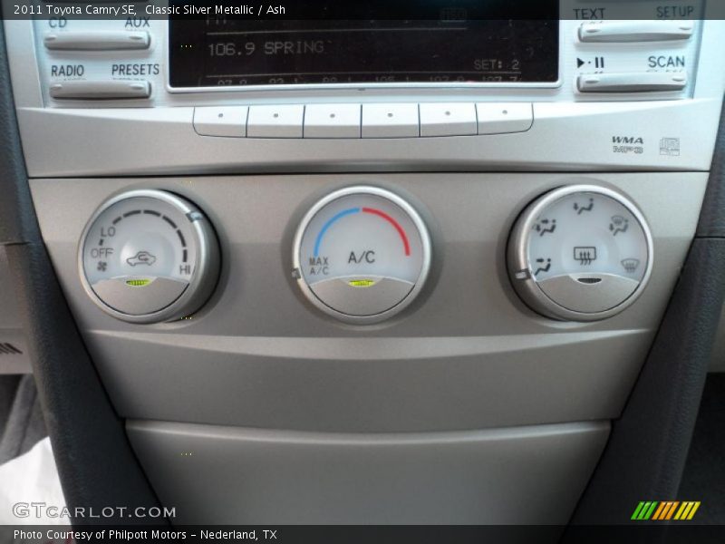 Classic Silver Metallic / Ash 2011 Toyota Camry SE