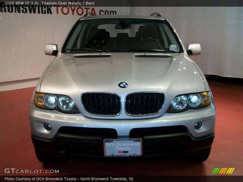 Titanium Silver Metallic / Black 2006 BMW X5 3.0i