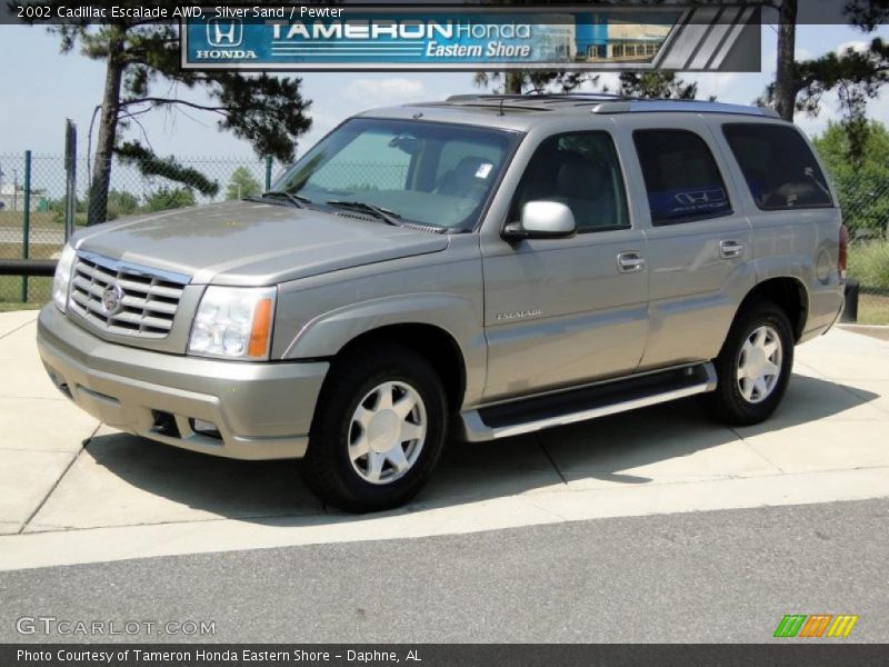 Silver Sand / Pewter 2002 Cadillac Escalade AWD