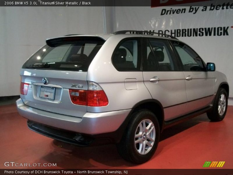Titanium Silver Metallic / Black 2006 BMW X5 3.0i