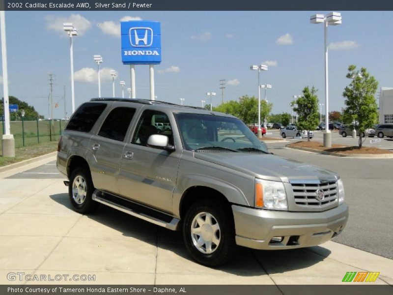 Silver Sand / Pewter 2002 Cadillac Escalade AWD