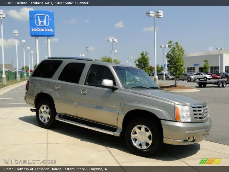 Silver Sand / Pewter 2002 Cadillac Escalade AWD