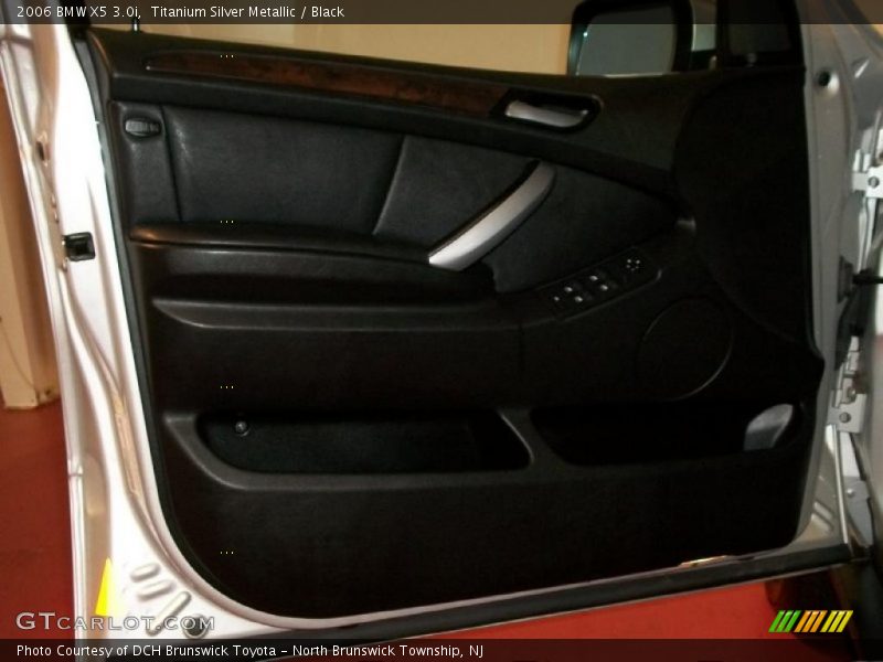 Titanium Silver Metallic / Black 2006 BMW X5 3.0i