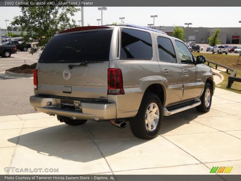 Silver Sand / Pewter 2002 Cadillac Escalade AWD