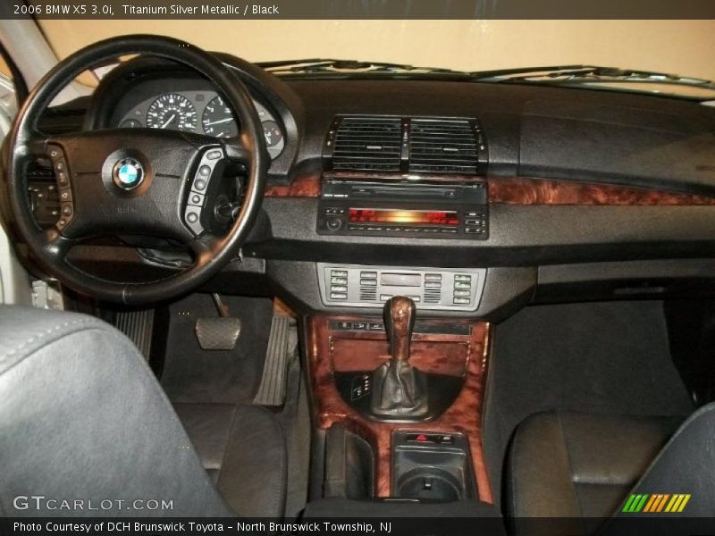 Titanium Silver Metallic / Black 2006 BMW X5 3.0i
