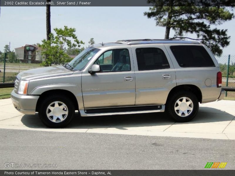 Silver Sand / Pewter 2002 Cadillac Escalade AWD