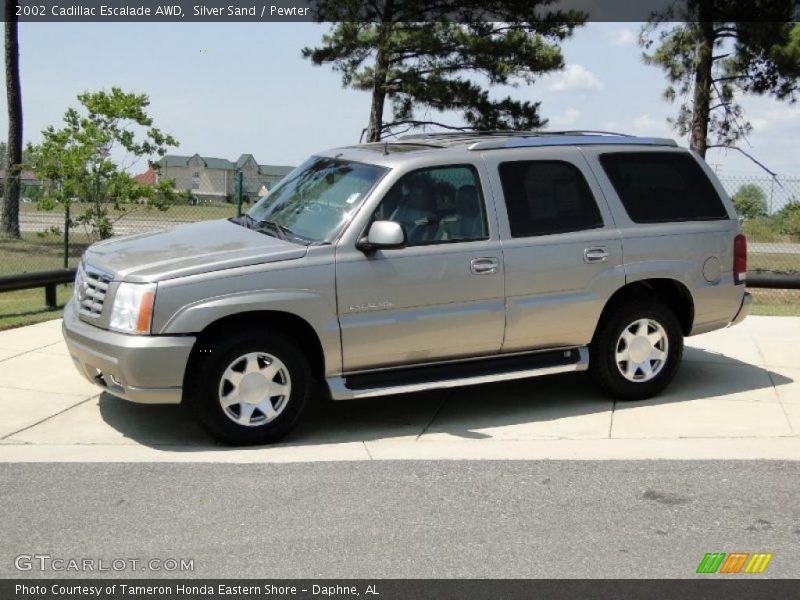 Silver Sand / Pewter 2002 Cadillac Escalade AWD