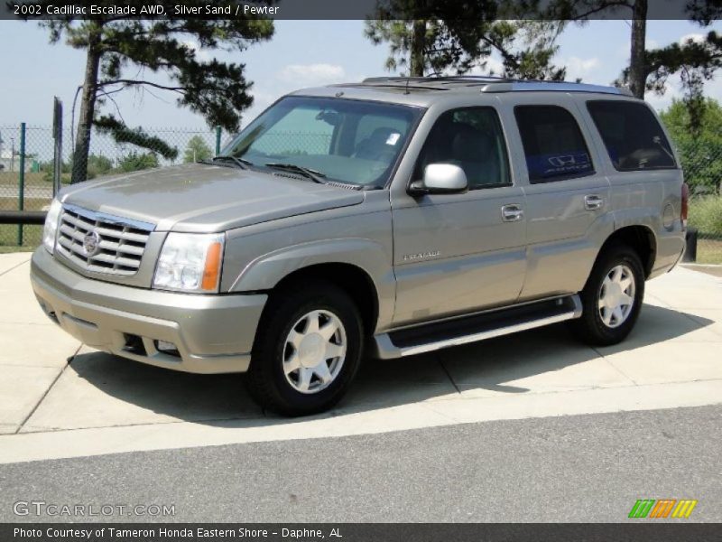 Silver Sand / Pewter 2002 Cadillac Escalade AWD