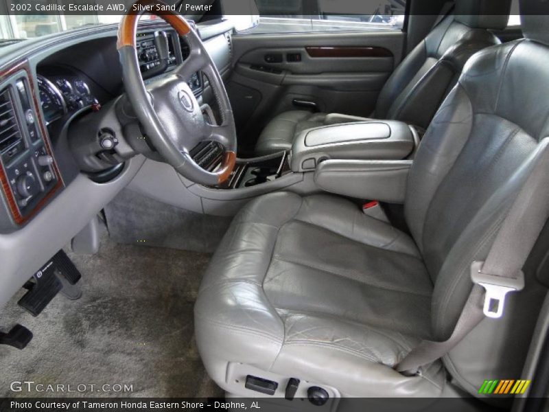 Silver Sand / Pewter 2002 Cadillac Escalade AWD