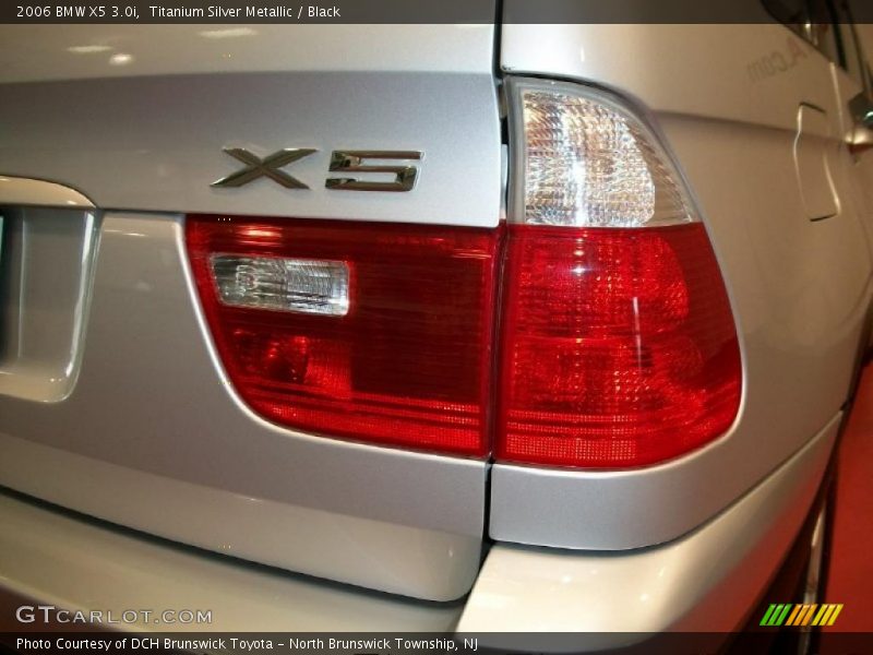 Titanium Silver Metallic / Black 2006 BMW X5 3.0i